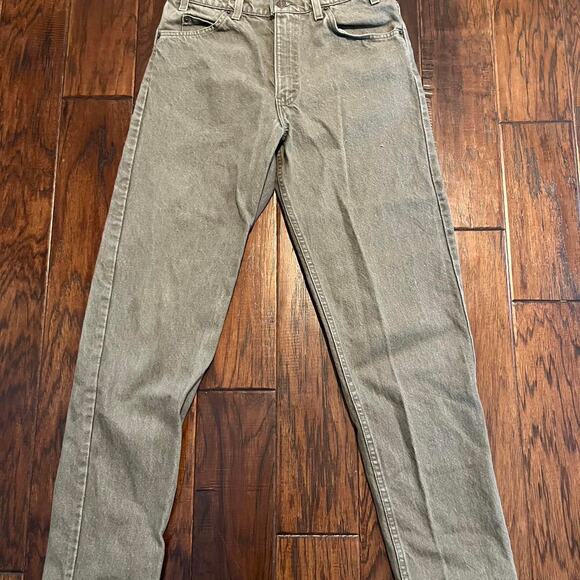 vintage 550 Khaki Green Orange Tab Levis size 30 - Picture 4 of 5